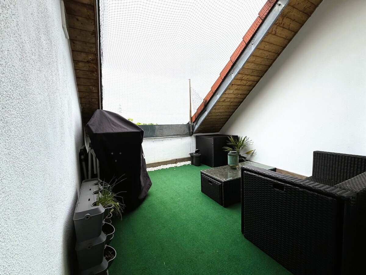 Schöne Dachterrasse