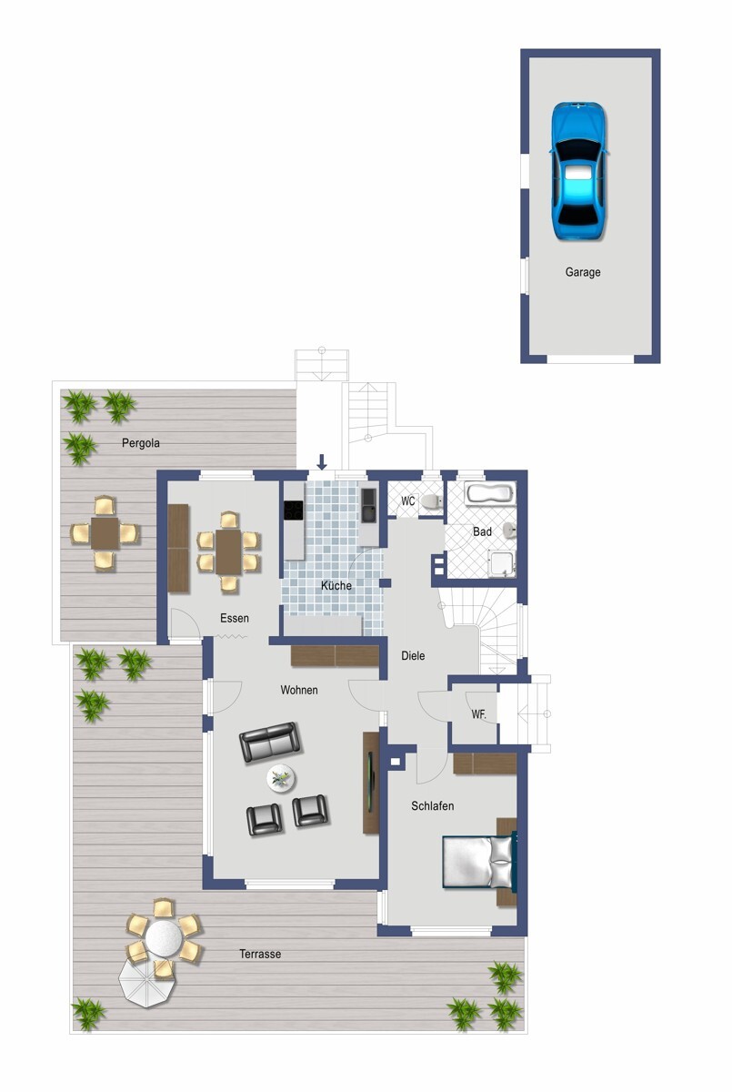 Grundriss Erdgeschoss