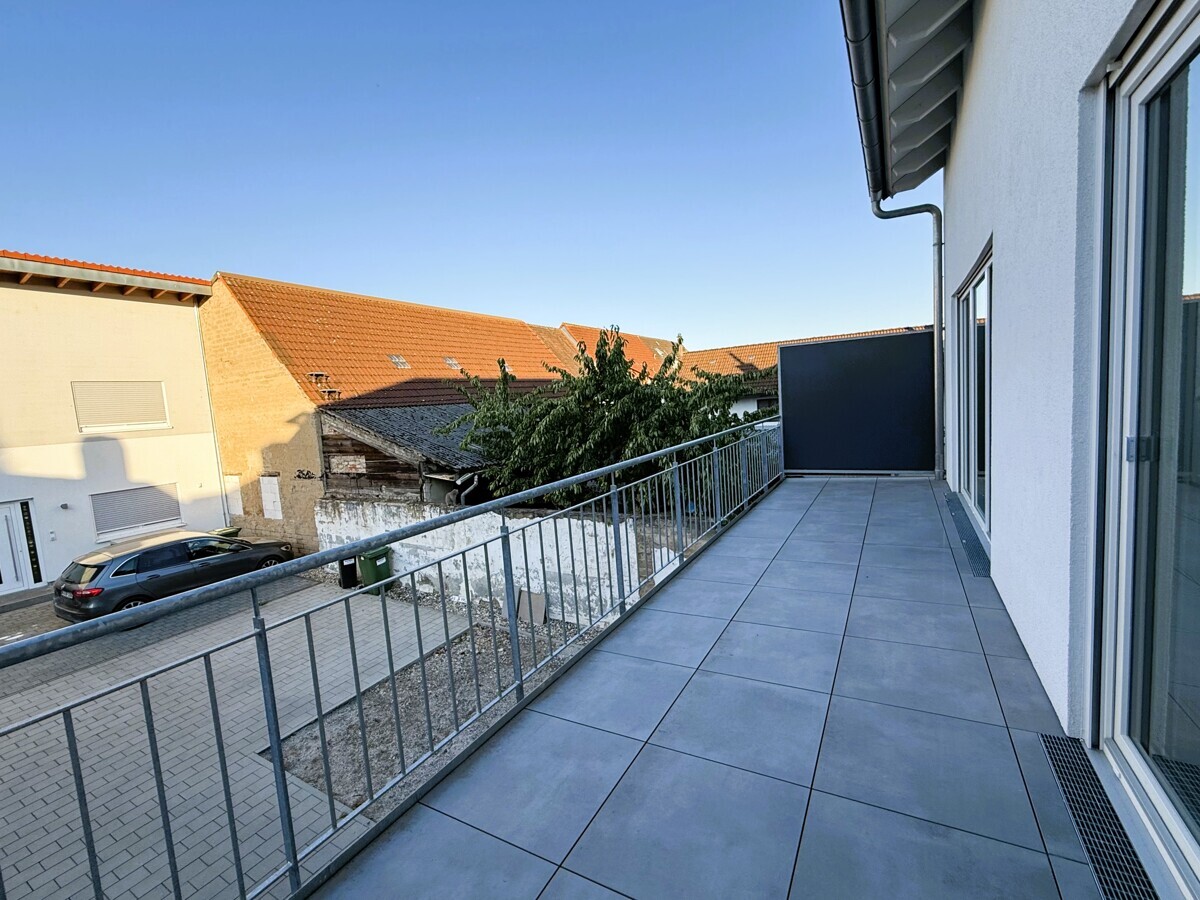 Großer Balkon