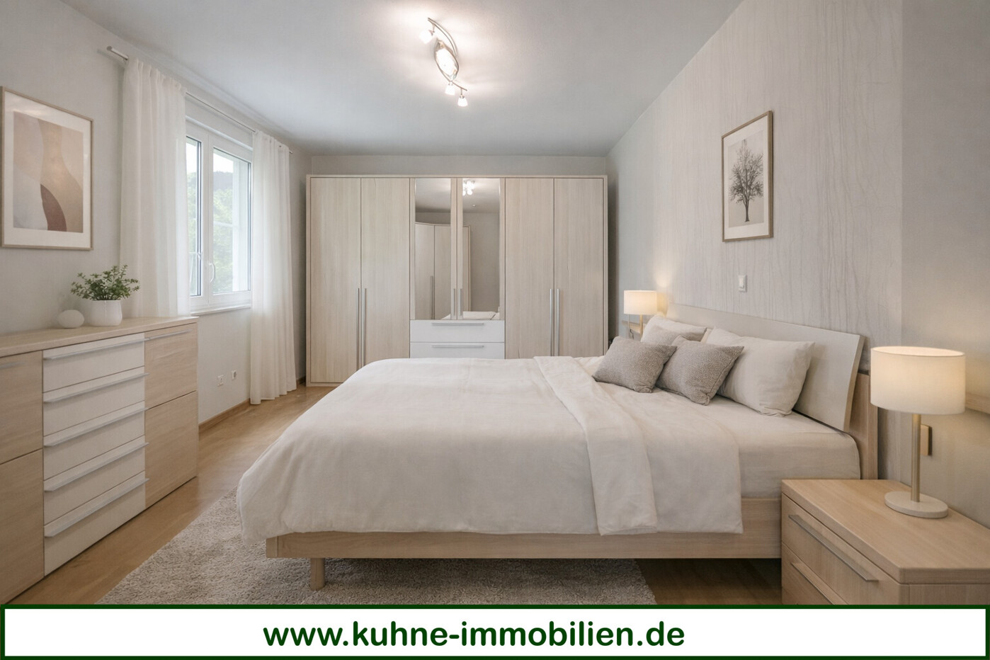 Schlafzimmer-Homestaging