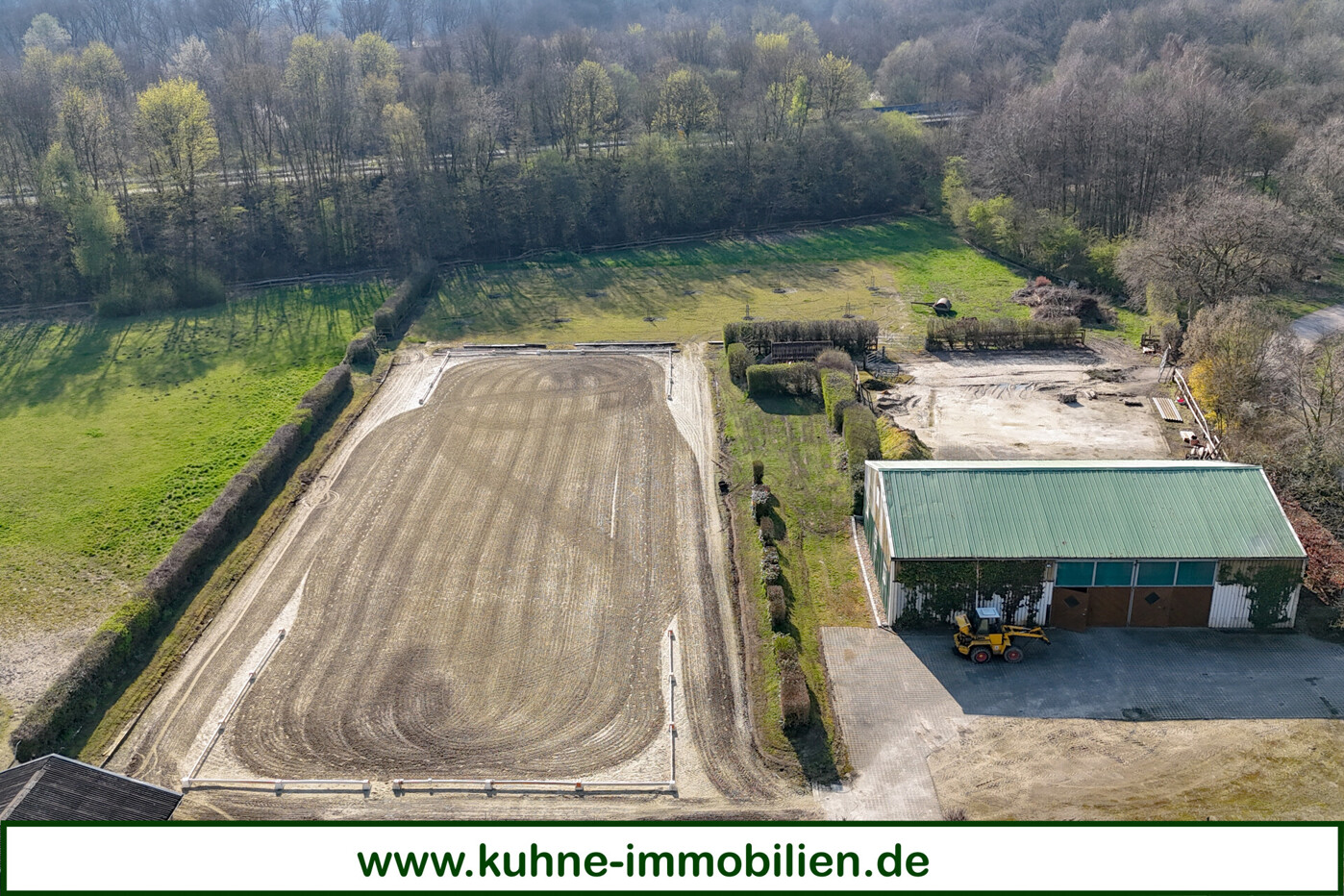 Reitplatz von oben