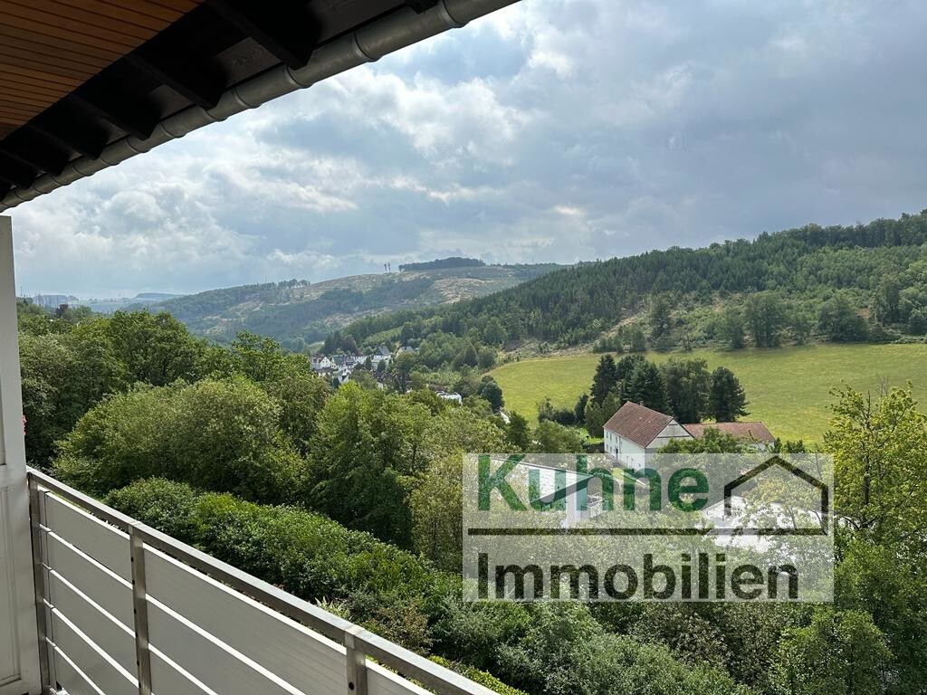 Blick vom Balkon