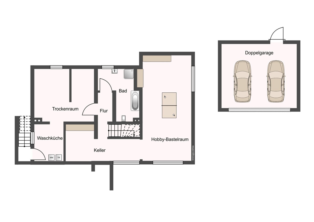 Grundriss Untergeschoss