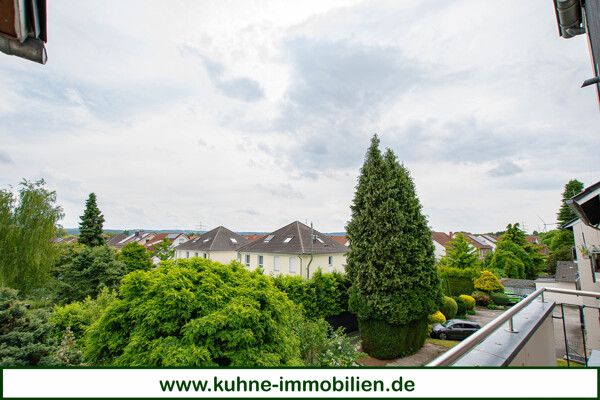 Ausblick vom Balkon