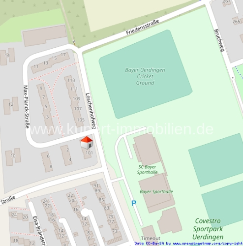 Lage der Verkaufsliegenschaft