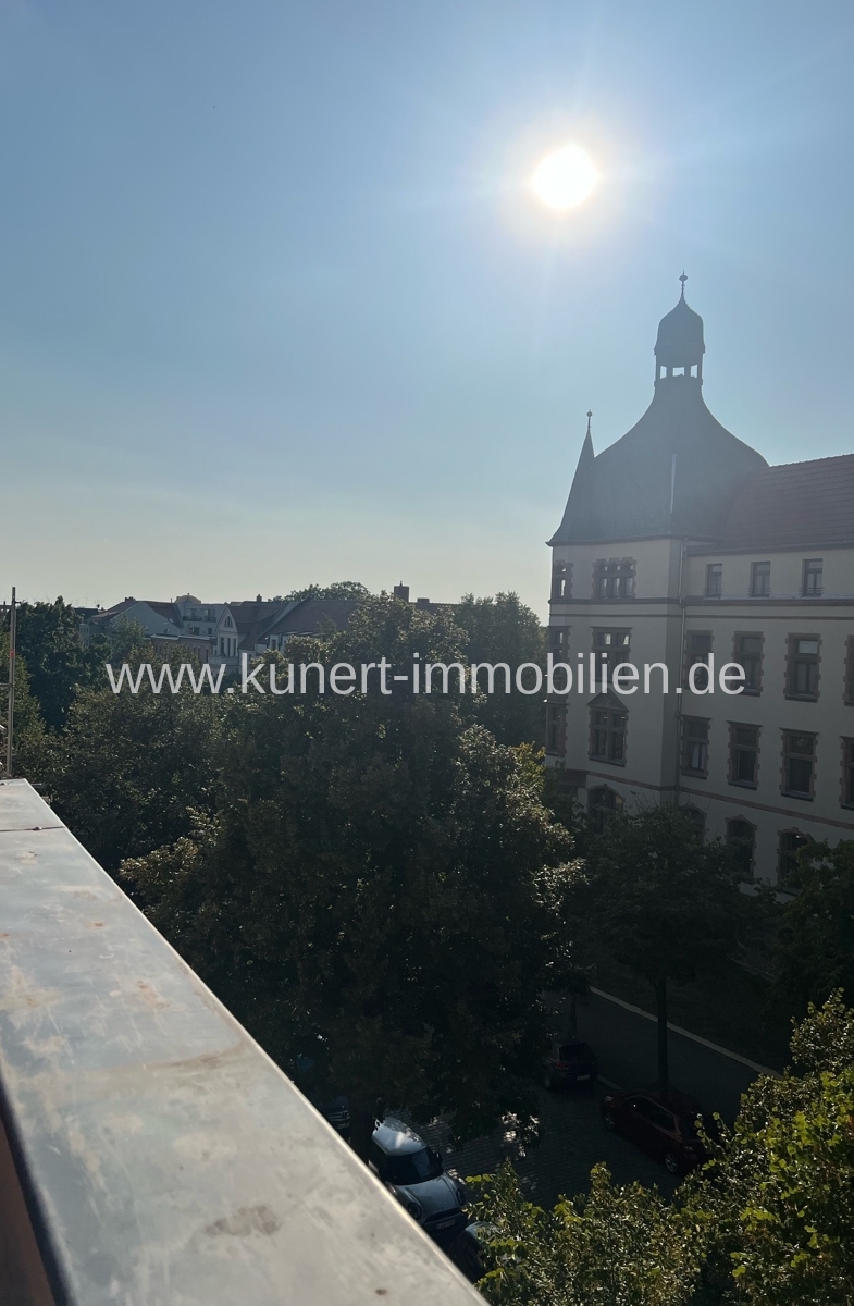 Blick vom Balkon