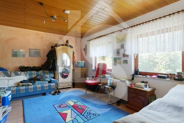 Wohn-/Schlafzimmer Zugang EG-Wohnung Anbau