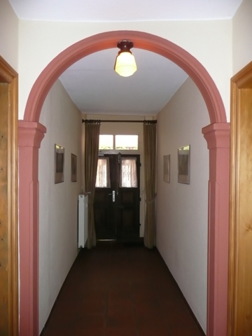 Entrance hall in main house