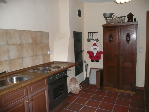 Kitchen used privately, first floor