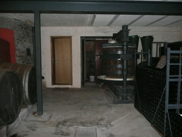 Wine press room