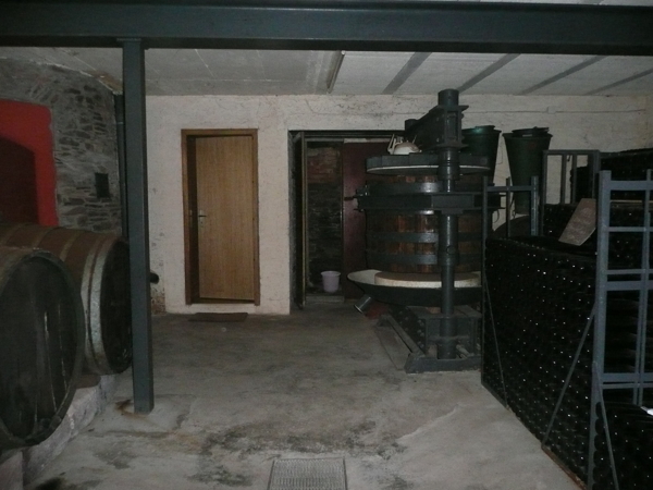 Wine press room