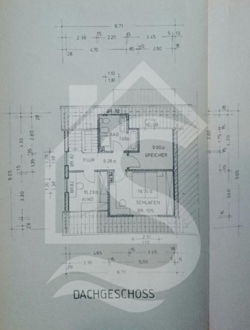 Grundriss Dachgeschoss
