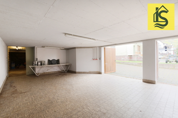 storage room/double garage