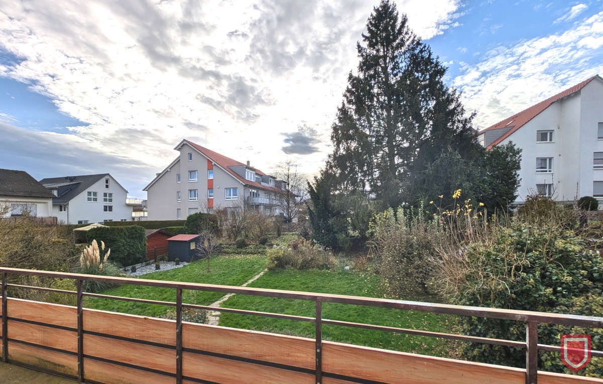 Blick vom Balkon