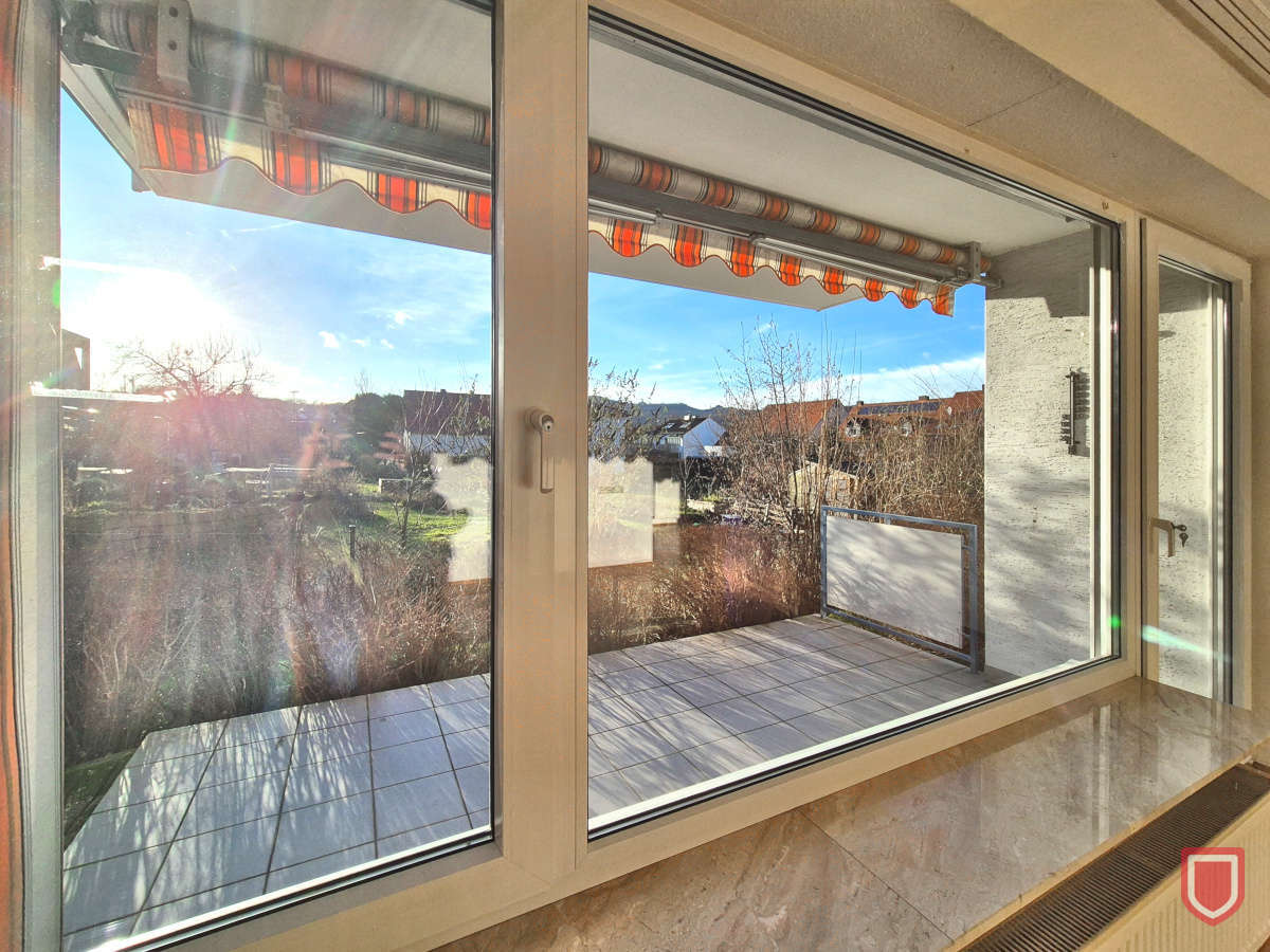 Blick auf die Terrasse