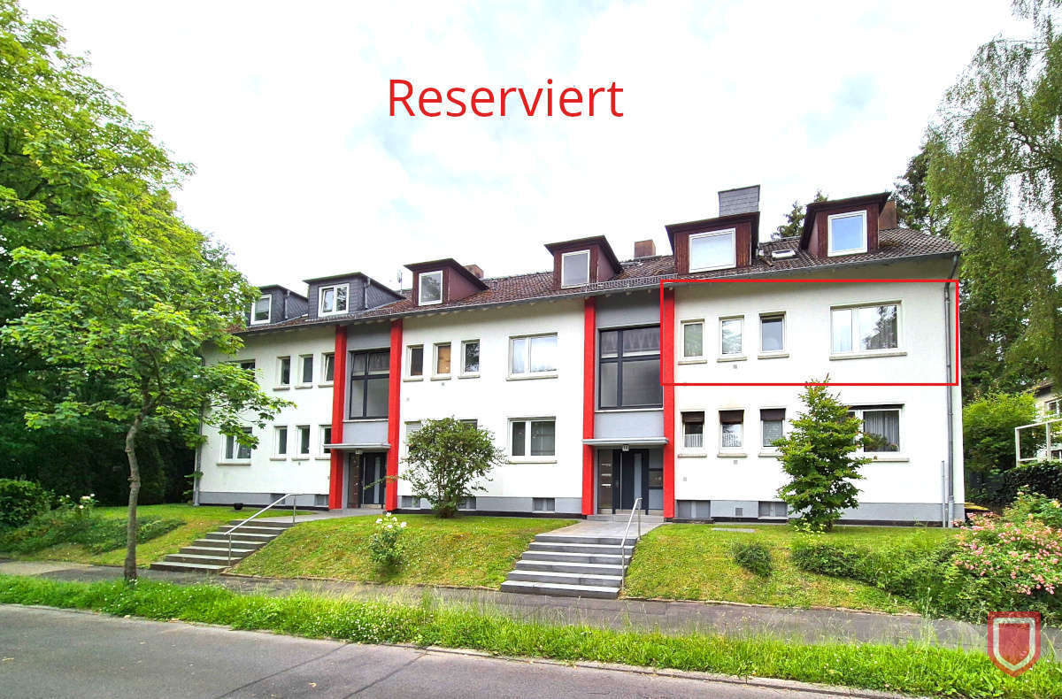 Reserviert Straßenansicht
