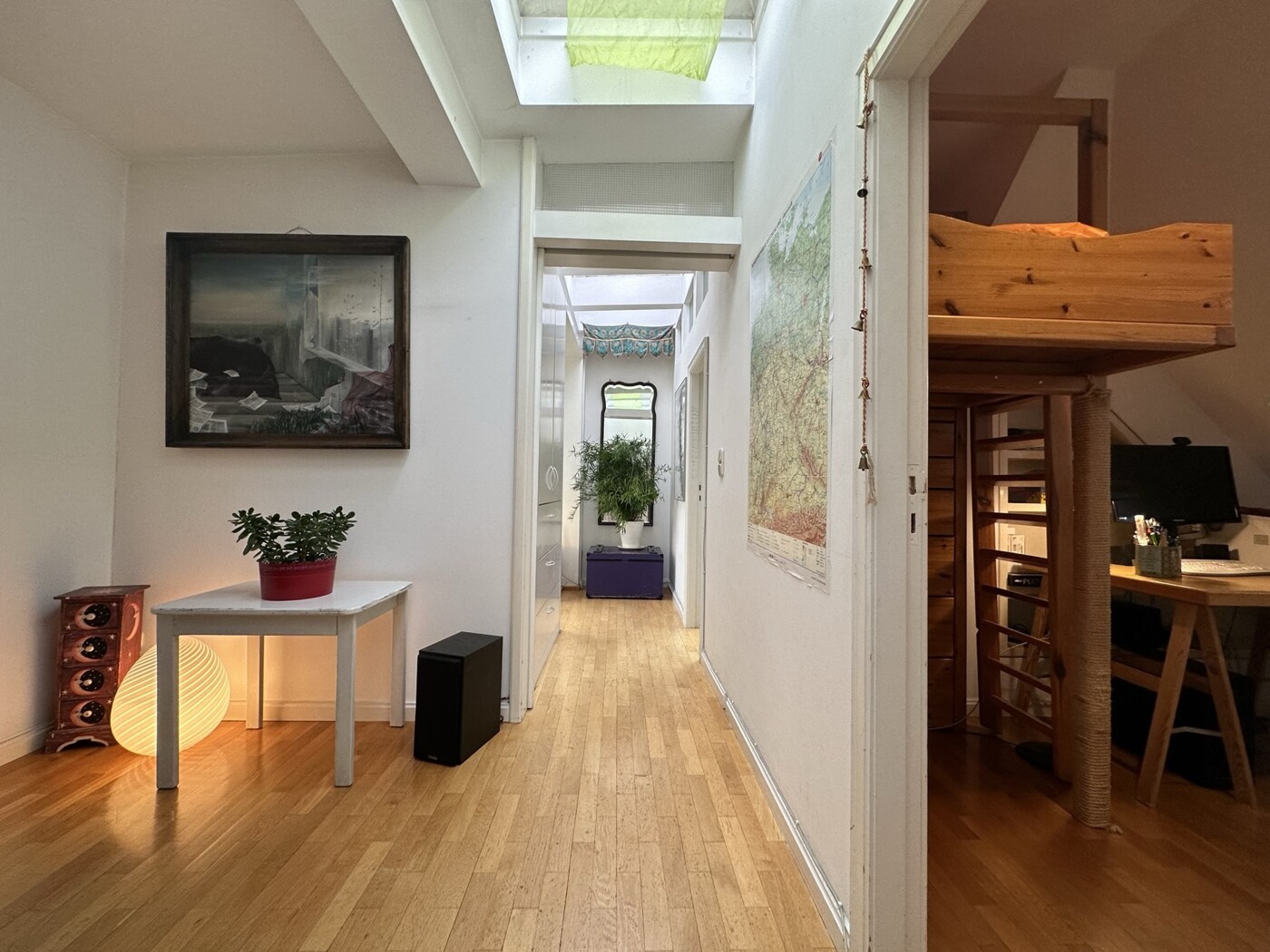 Flur von Schlafzimmer zu Gästezimmer