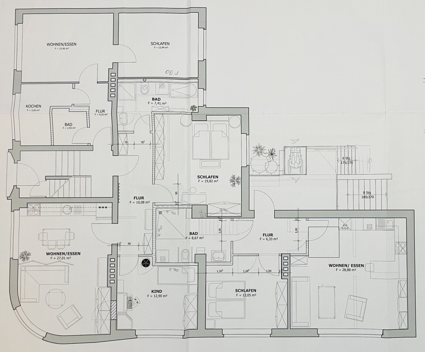 Grundriss 1. Obergeschoss