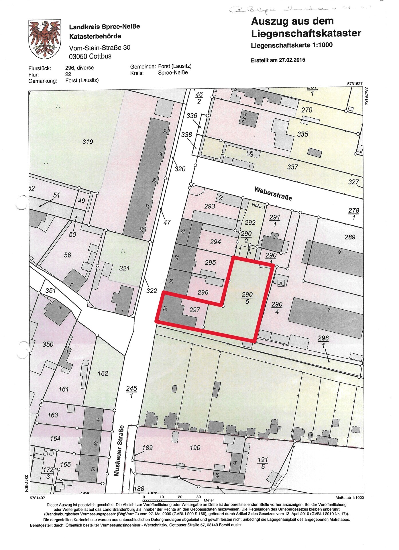 Liegenschaftskarte Muskauer Str_ 36