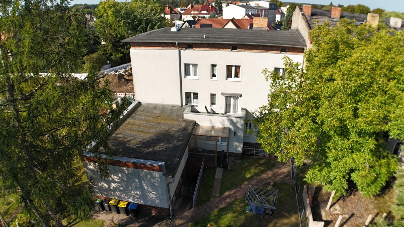 Sicht in den Hof Ostseite