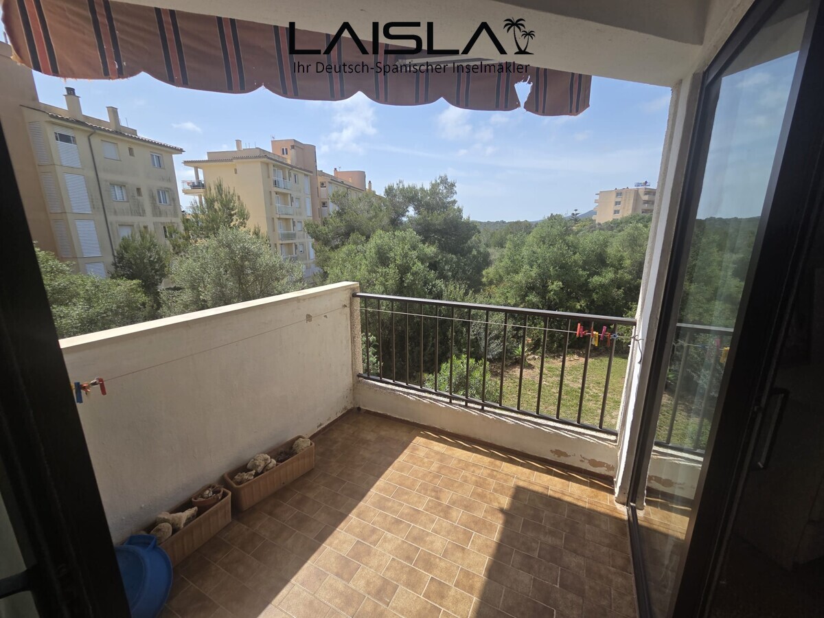 Charmantes Studio mit Balkon und schönem Grünblick in Cales de Mallorca — Foto 10