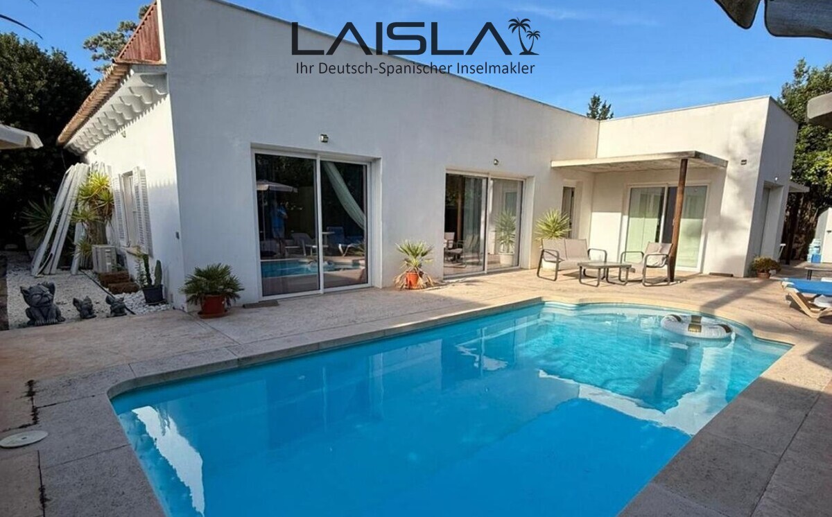 Modernes Chalet mit Pool und Meerblick in Port Verd — Foto 2