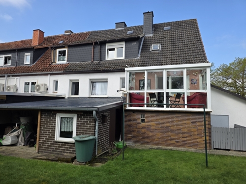 Hausansicht von hinten
