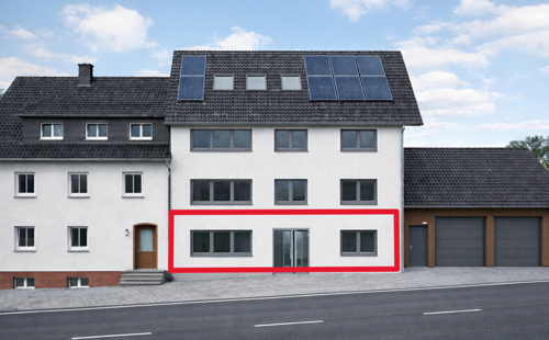 Illustration Hausbild  - EG