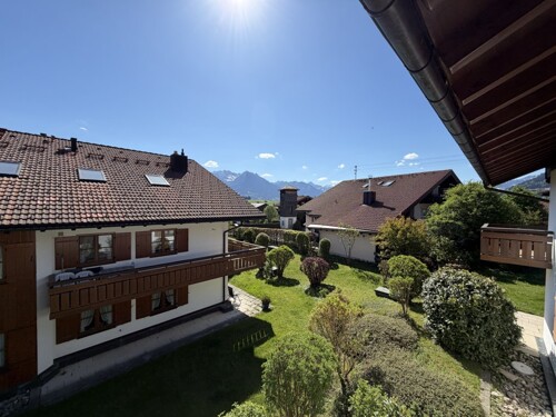 Ausblick Balkon