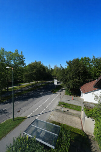 Blick vom Balkon