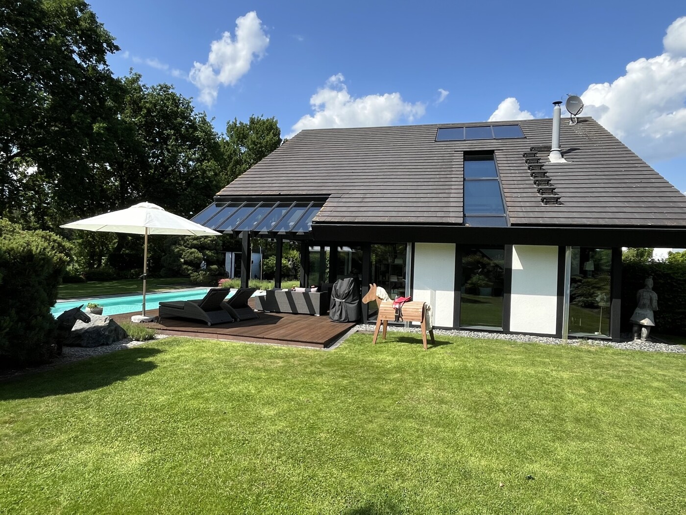 Haus seitlich