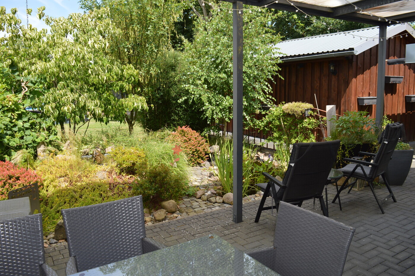 überdachte Terrasse