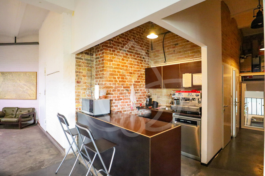 Gemeinschaftsfläche mit Küche und WC