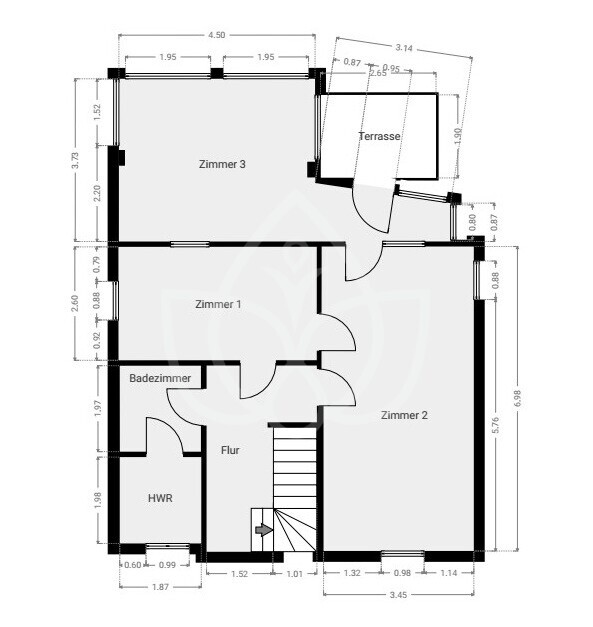 Grundriss ELW - Souterrain