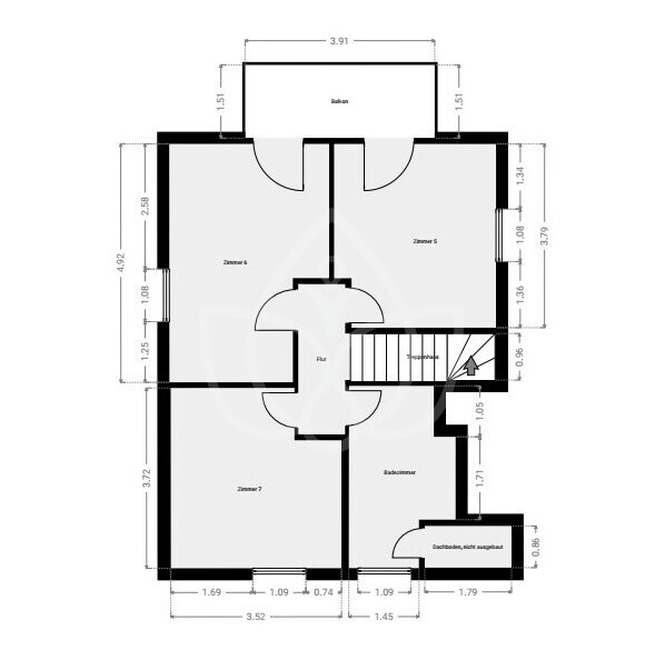 Grundriss Dachgeschoss