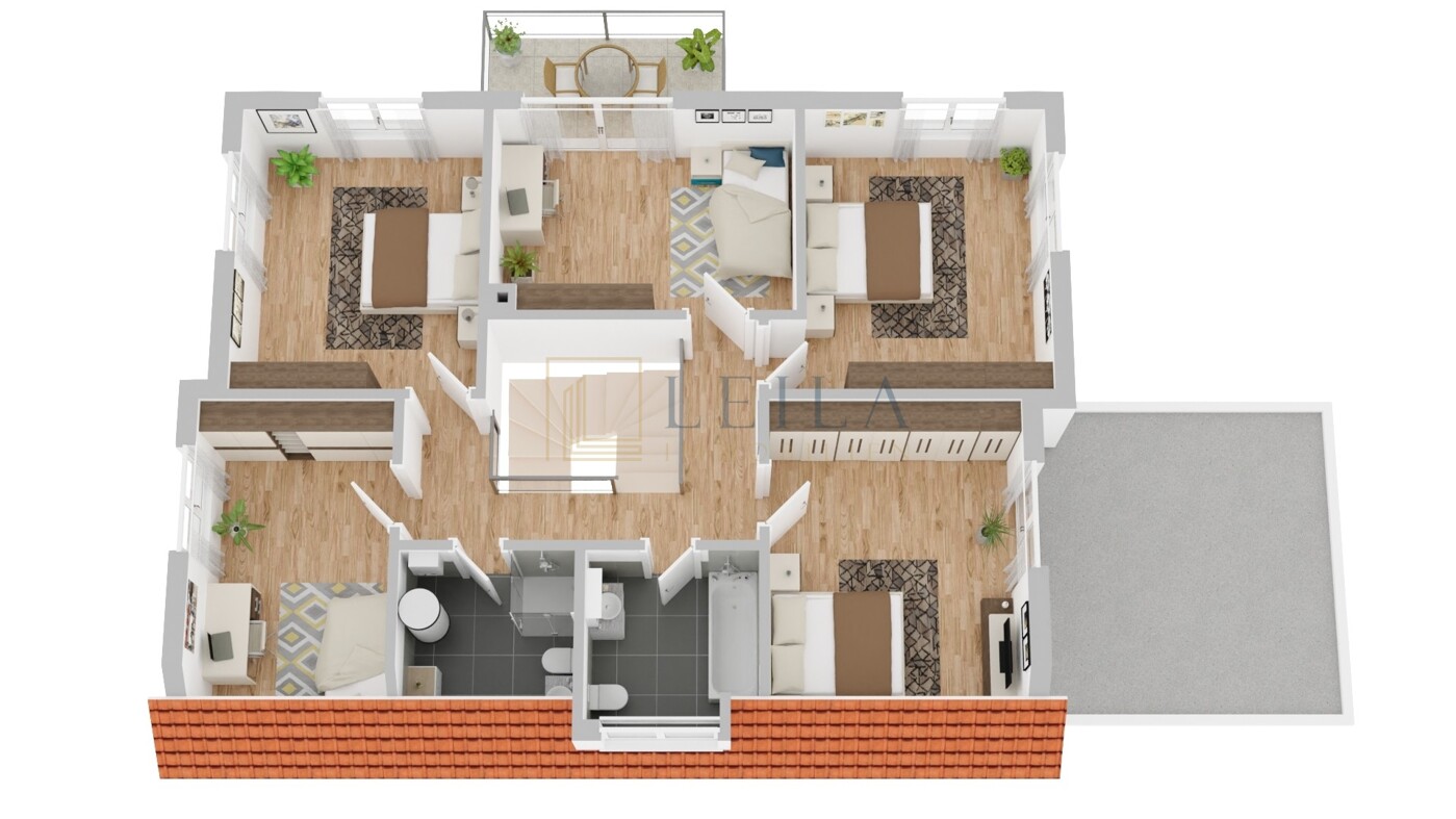 LEILA Immobilien - 5b715965 6479 4b6e 8dea 056b94a4c953 3D-Visualisierung Obergeschoss