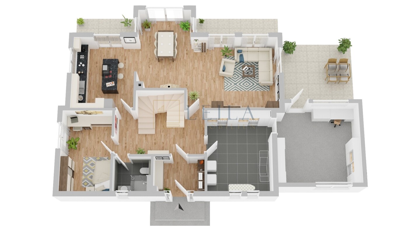 LEILA Immobilien - c0e9400f 644a 4e06 a287 bbf36a1eb82f 3D-Visualisierung Erdgeschoss