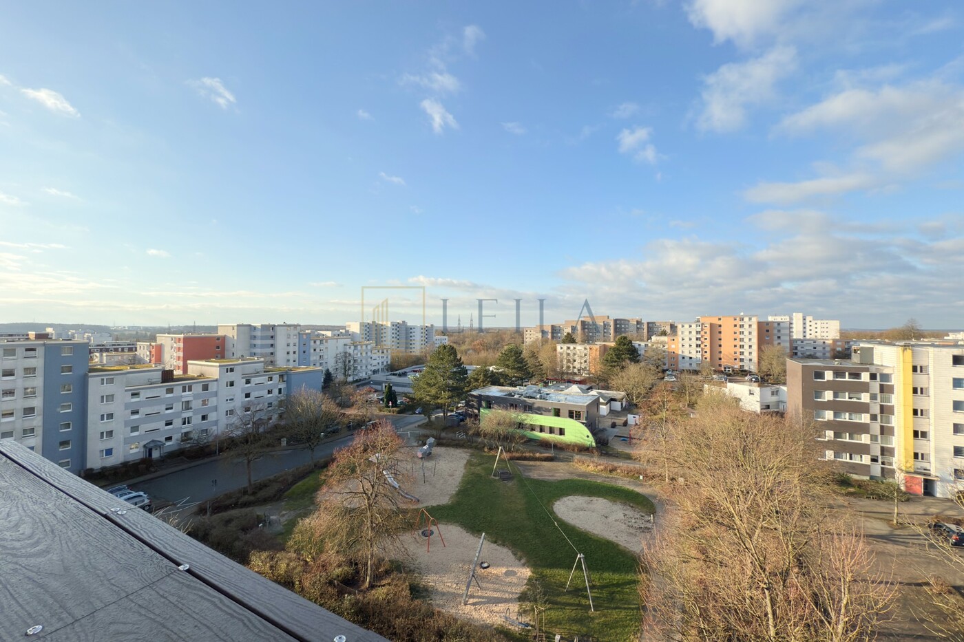 Ausblick von der Dachterrasse