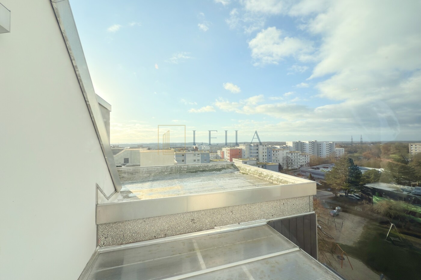 Ausblick vom Elternschlafzimmer