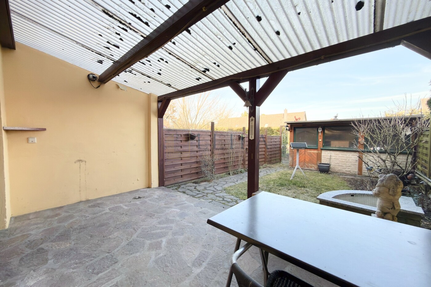 Überdachte Terrasse