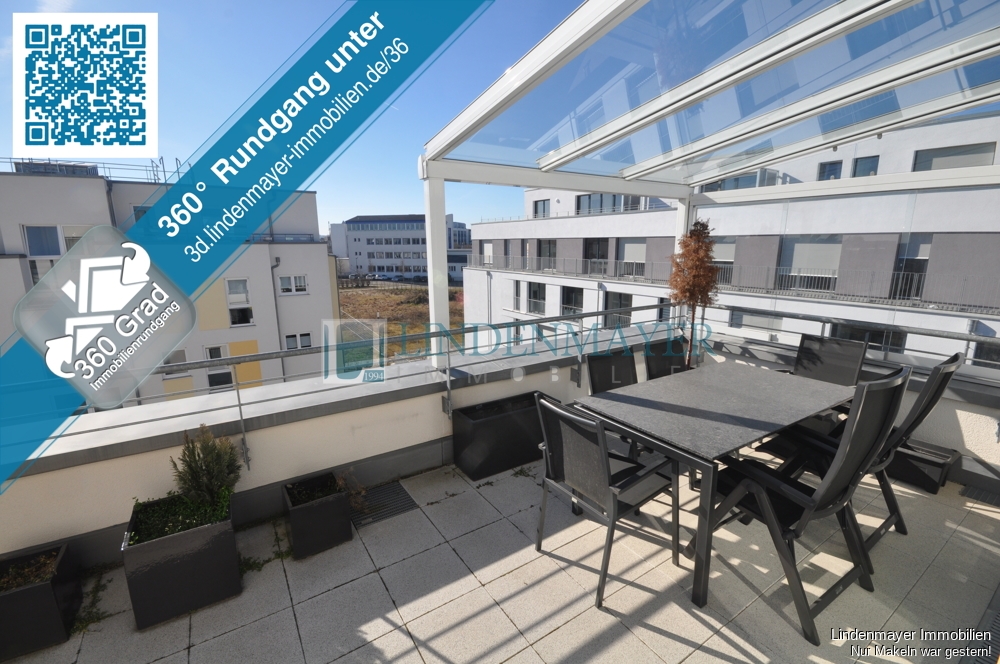 Terrasse mit Überdachung