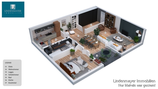 Beispiel Umbau/aktueller Grundriss Nr. 2