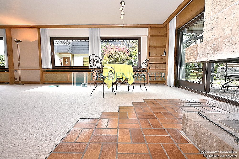 Blick zum Wohnbereich