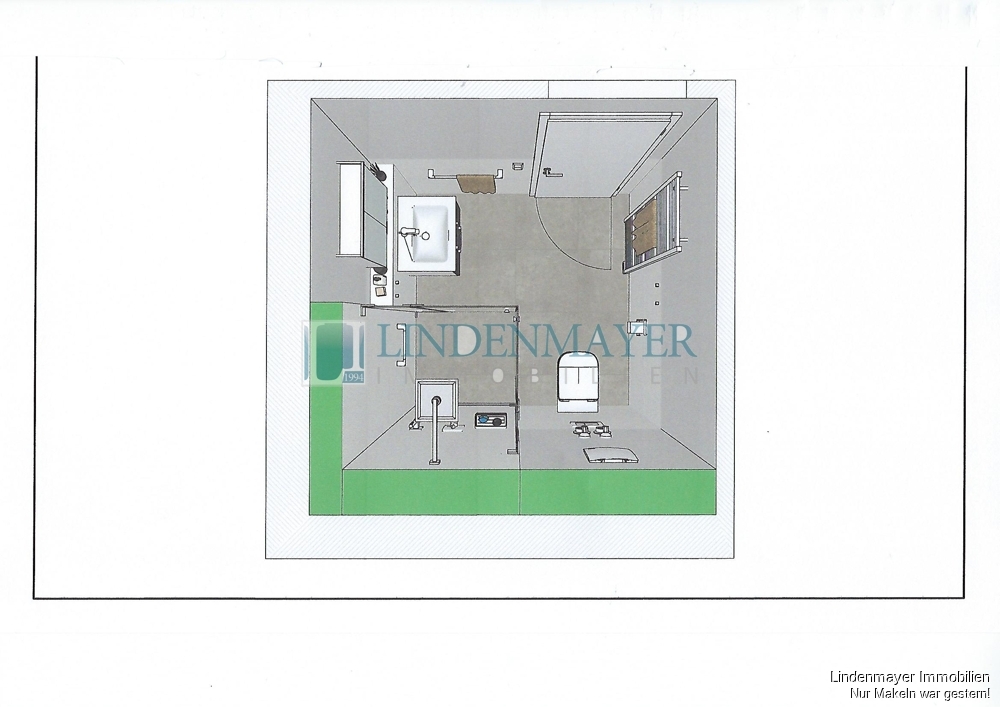 Plan Badezimmer