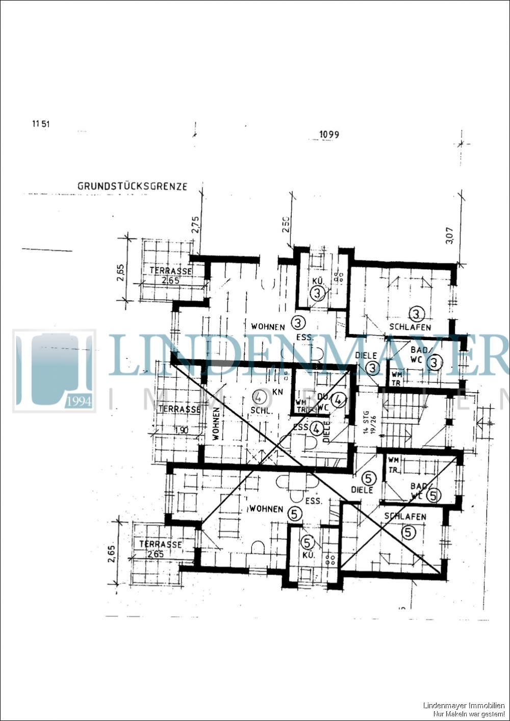 Grundrissplan 2 ZW Vaihingen