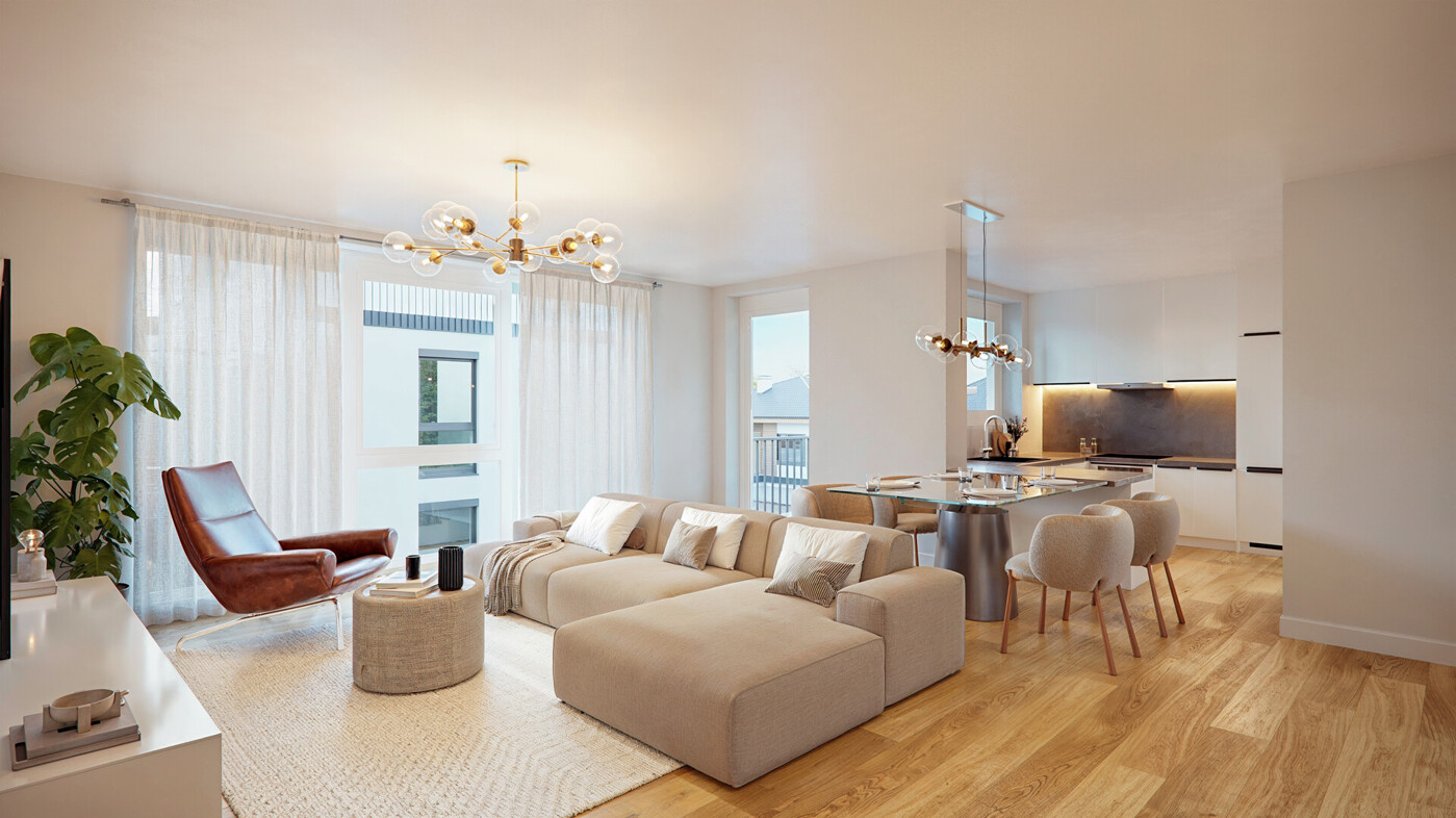 Wohn-/Esszimmer_Interior_View