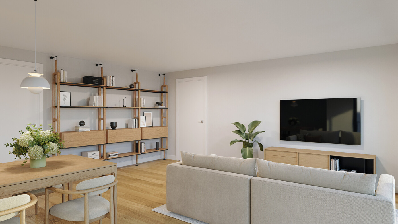 Wohn-/Esszimmer_Interior_View