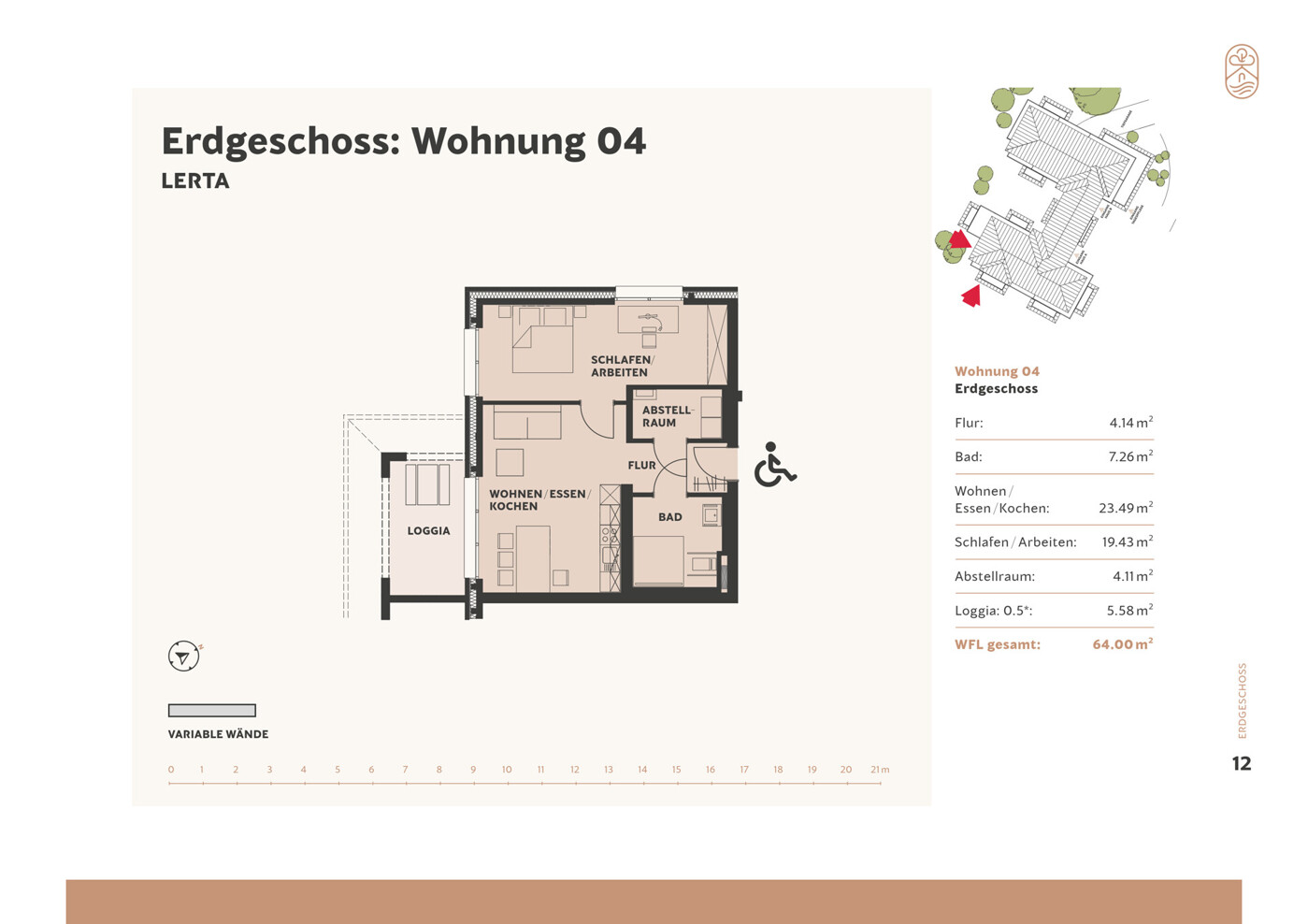 Erdgeschoss WE 4