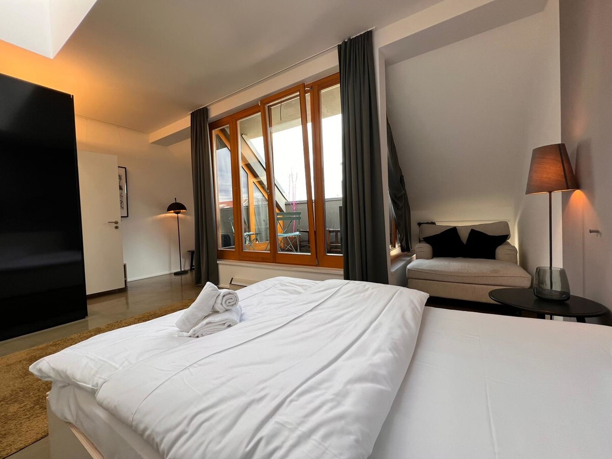 F-Hain: voll möbliertes LUXUS Apartment - 45 m² befristet für max. 12 Monate per SOFORT zu VERMIETEN - Foto 4