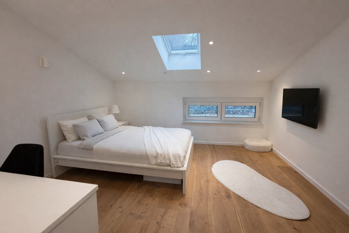 Schlafzimmer in Nordausrichtung